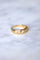 Bague jonc victorienne en or jaune 18Kt et trois diamants 58 Facettes