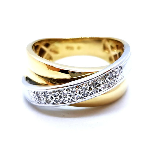 Bague 55 Bague Or jaune Diamant 58 Facettes 2127992CN