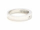 Bague 54 Bague Demie alliance Or blanc Diamant 58 Facettes 578776RV