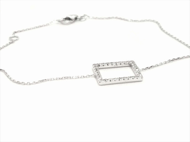 Bracelet Bracelet Graphique Or blanc Diamant 58 Facettes 579216RV