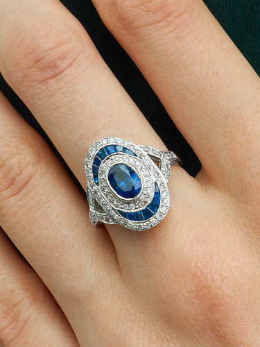 Bague Bague Saphirs et Diamants 58 Facettes ESORMI61