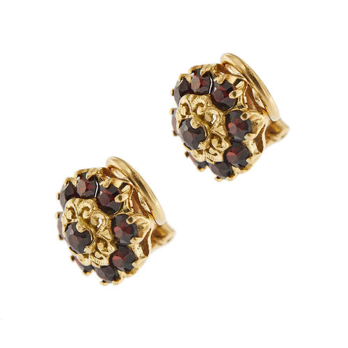 Boucles d'oreilles Boucles d'oreilles grenats 58 Facettes 28599
