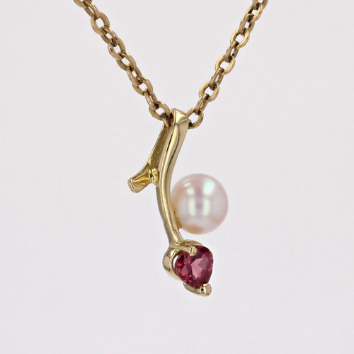Pendentif Pendentif tourmaline perle de culture 58 Facettes CVP100
