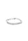 Bague 52 Bague DINH VAN Alliance Carrée 2mm en Or Blanc 750/1000 58 Facettes 61980-57757