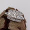 Bague 54 Bague Art déco platine et diamants 58 Facettes 23-317