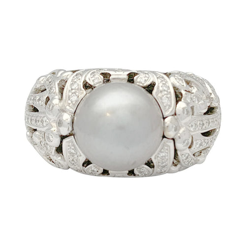 Bague 55 Bague Dior, "Désirée", or blanc, diamants. 58 Facettes 31440