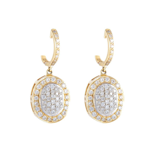Boucles d'oreilles BOUCLES D'OREILLES "GIAVANA" OR & DIAMANTS 58 Facettes BO/220150