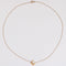 Collier Collier ancien croissant or pierres rouges diamants 58 Facettes 22-288