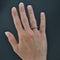 Bague 53 Demi alliance diamants or blanc 58 Facettes 22-160