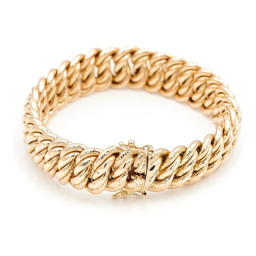 Bracelet Bracelet Maille américaine Or jaune 58 Facettes 1731974CN