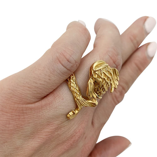 Bague 52 Bague Lalaounis, "Poisson", or jaune. 58 Facettes 30997