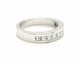 Bague 54 Bague Demie alliance Or blanc Diamant 58 Facettes 578776RV