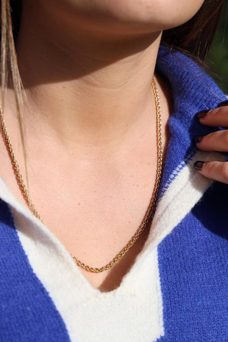 Collier Collier Maille torsadée Or jaune 58 Facettes 1875429CN