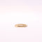 Bague Alliance or jaune demi-tour diamants 58 Facettes