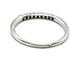 Bague 51 Bague Demi alliance Or blanc Diamant 58 Facettes 1820054CN