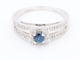 Bague 53 Mauboussin Bague Solitaire Chance of love Or blanc Saphir 58 Facettes 1655229CN