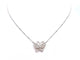 Collier Collier Papillon Or blanc Diamant 58 Facettes 06136CD