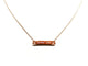 Collier Ginette NY Collier Baguette Or rose 58 Facettes 1964552CN