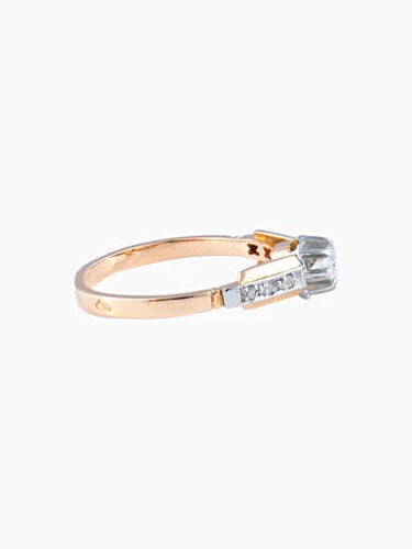 Bague Bague ancienne solitaire Diamants et Platine 58 Facettes