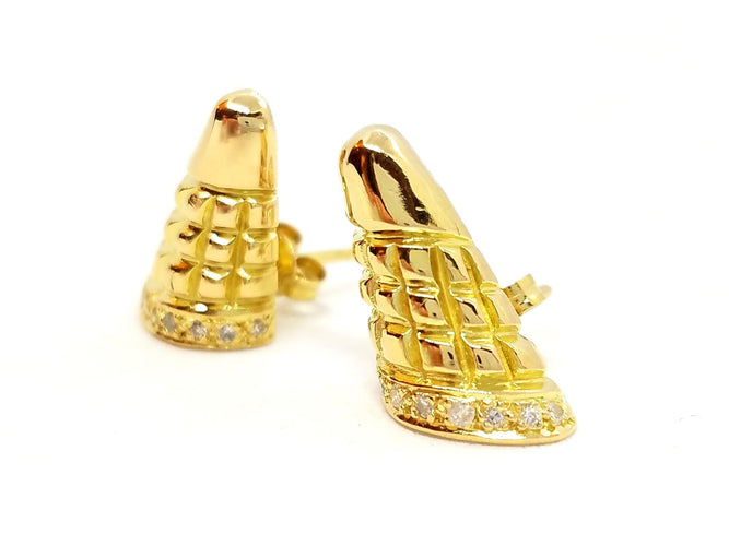 Boucles d'oreilles Boucles d'oreilles Or jaune Diamant 58 Facettes 587680CN