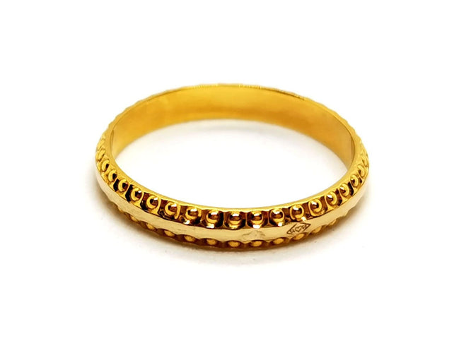 Bague 54 Bague Alliance Or jaune 58 Facettes 1168932CD