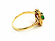 Bague 51 Bague Or jaune Emeraude 58 Facettes 1292147CN