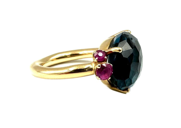 Bague 51 POMELLATO - Collection Bahia bague Or Topaze Saphirs 58 Facettes