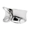 Bague 55 Bague Bandeau Or blanc Diamant 58 Facettes 2718331CN