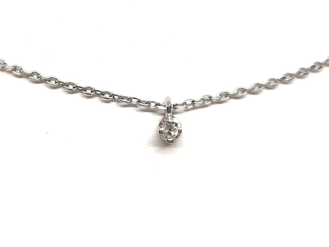 Collier Collier Maille forçat Or blanc Diamant 58 Facettes 1606393CD
