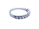 Bague 53 Bague Alliance Or blanc Diamant 58 Facettes 578779RV