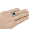 Bague 54 Bague Fred "Pain de sucre" en or blanc, topaze et diamants. 58 Facettes 30984