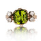 Bague 54 Bague ancienne péridot et diamants 58 Facettes 23-141