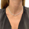 Collier Collier rivière diamants en or blanc. 58 Facettes 31822