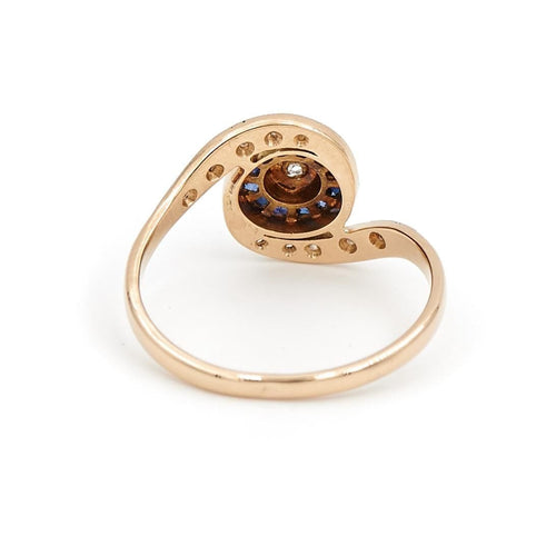 Bague 54 Bague Or jaune Saphir 58 Facettes 1649191CN
