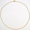 Collier Chaine maille gourmette limée or jaune 58 Facettes 99-229A