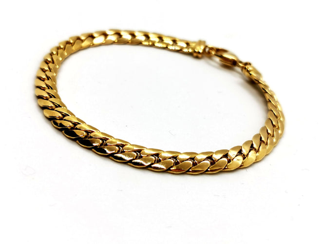 Bracelet Bracelet Maille anglaise Or jaune 58 Facettes 1089690CD