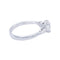 Bague 53 Bague solitaire, or blanc, diamant 58 Facettes 32530