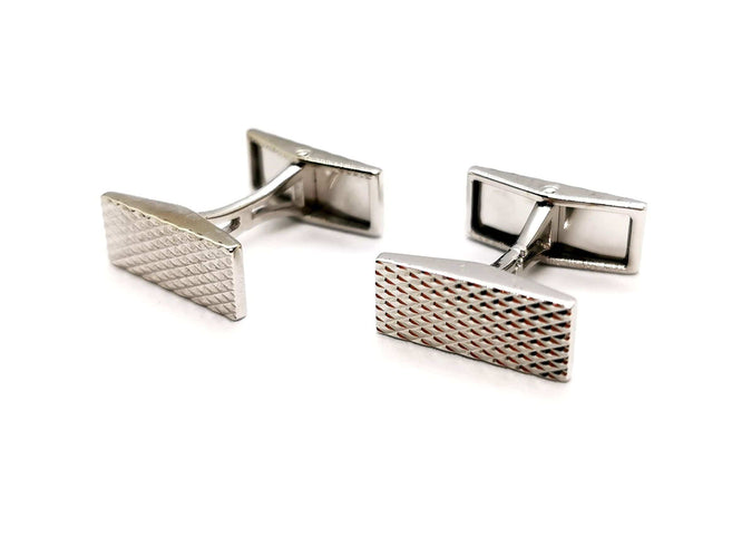 Boutons de manchette Boucheron Boutons de manchette Or blanc 58 Facettes 1312946CN