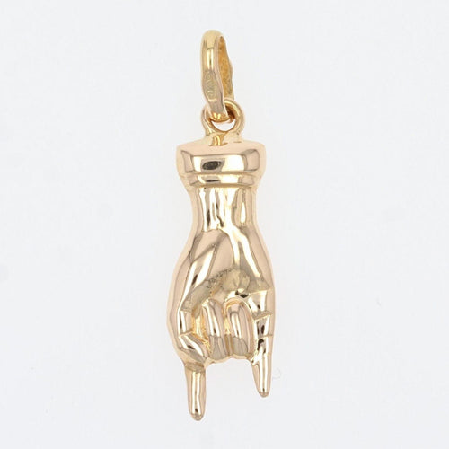 Pendentif Breloque en or cornes du diable 58 Facettes 18-108B