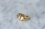 Bague Bague tourbillon vintage or rose et diamants 58 Facettes