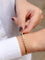 Bracelet Bracelet jonc vintage or souple et diamants 58 Facettes J94