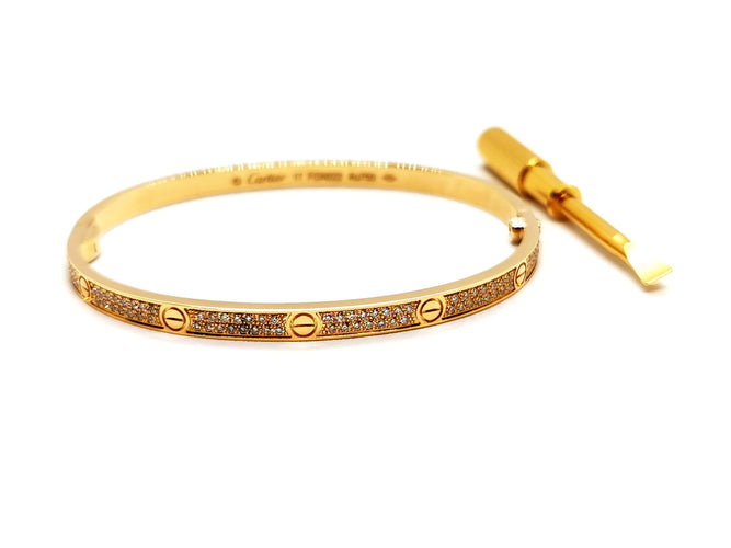 Bracelet Cartier Bracelet Love Or jaune Diamant 58 Facettes 1426688CN