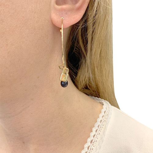 Boucles d'oreilles Boucles d'oreille créoles Louis Vuitton "Monogram" 58 Facettes 32879