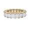 Bague 51 Alliance tour complet diamants princesse. 58 Facettes 32787