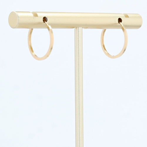 Boucles d'oreilles Boucles d'oreilles créoles or jaune ciselé 58 Facettes 19-456K