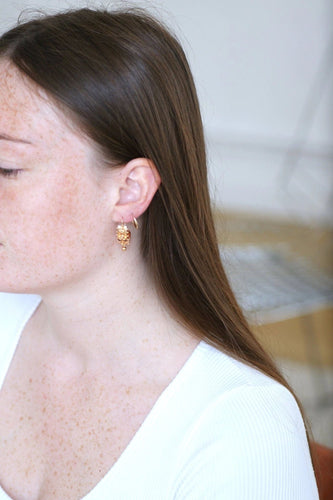Boucles d'oreilles Boucles d'oreilles briquets or rose 58 Facettes