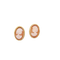 Boucles d'oreilles Boucles d'oreilles or jaune 18 carats Camées 58 Facettes
