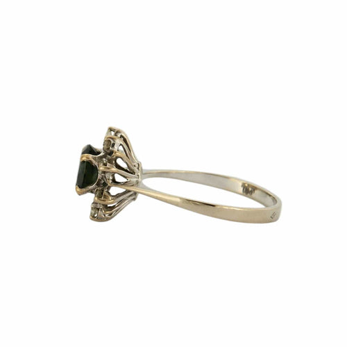Bague 54 BAGUE MARGUERITE SAPHIR DIAMANTS 58 Facettes BO/230042