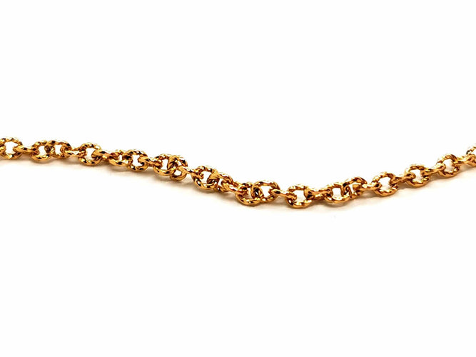 Collier Collier Maille ciselée Or jaune 58 Facettes 1637043CN