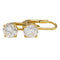 Boucles d'oreilles Boucles d'oreilles en or jaune, diamants. 58 Facettes 30948